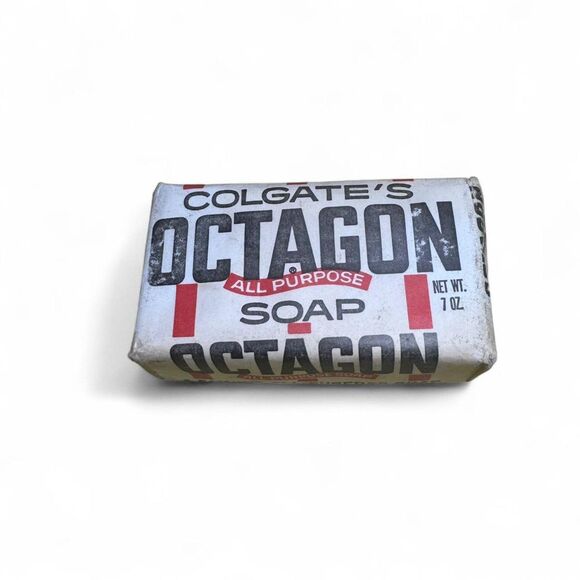 VTG Colgate Octagon All-Purpose Soap Bar 7 oz New Sealed Collectible - Picture 1 of 6